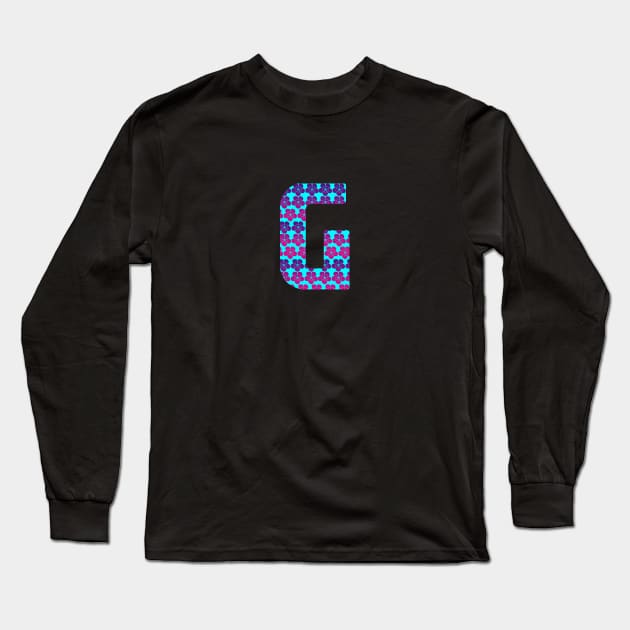 Letter G From Roses Long Sleeve T-Shirt by Dolta